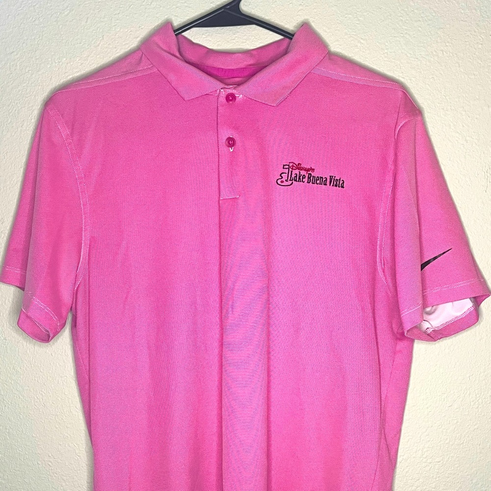 Nike DriFit Polo with Disney Lake Buena Vista logo